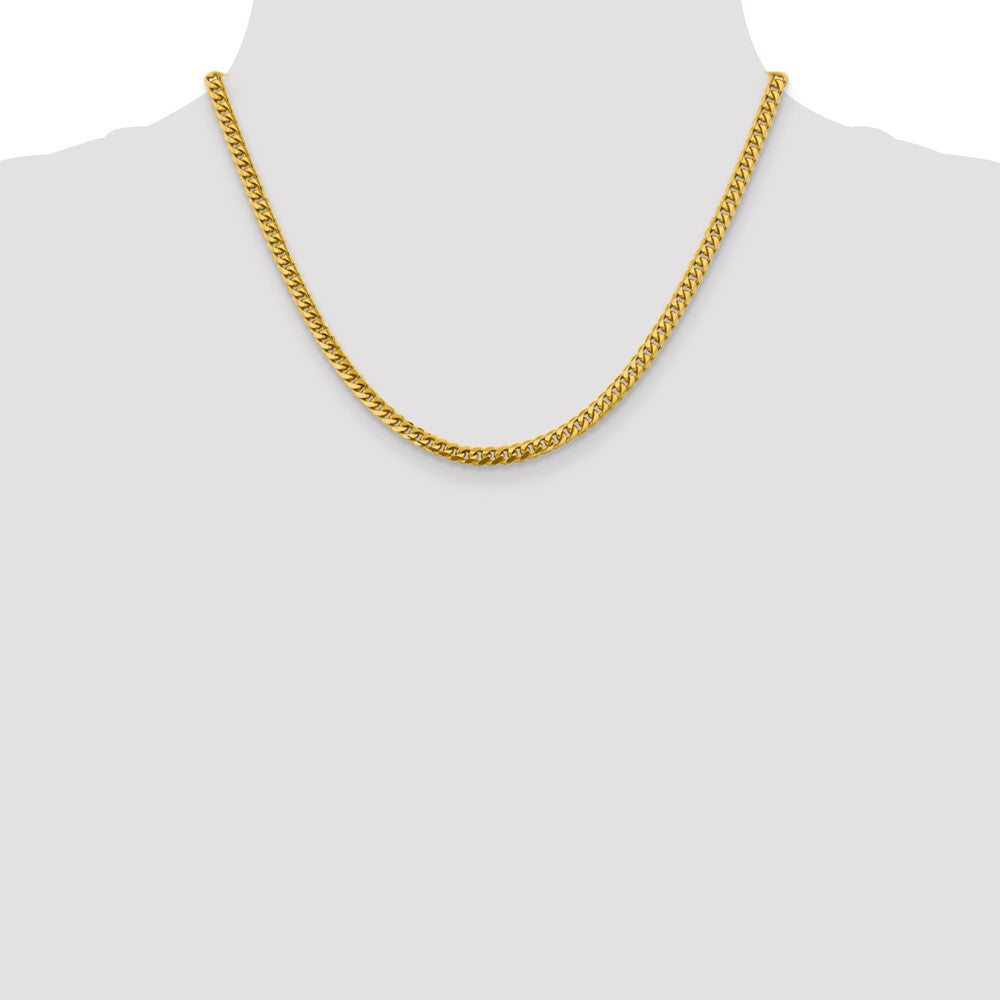 Solid Miami Cuban Link with Lobster Clasp Chain - WBC