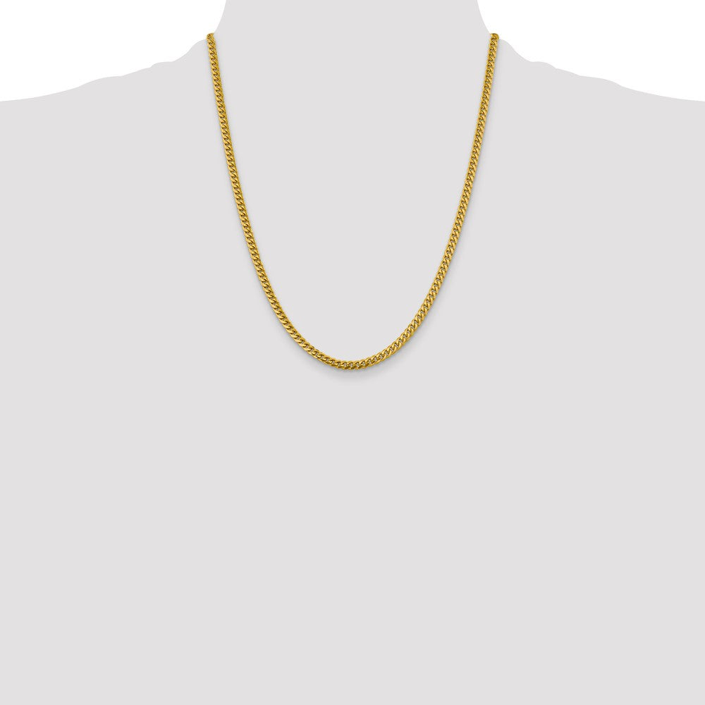 Solid Miami Cuban Link with Lobster Clasp Chain - WBC