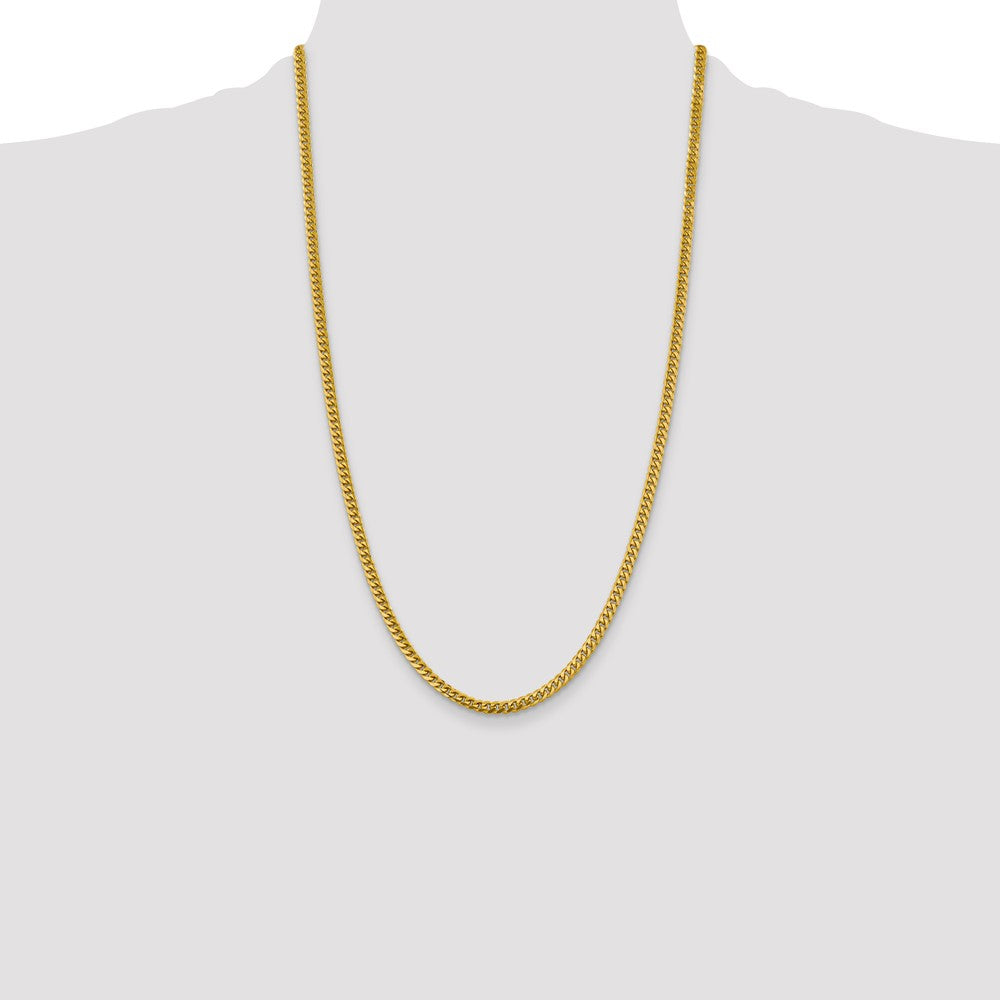 Solid Miami Cuban Link with Lobster Clasp Chain - WBC
