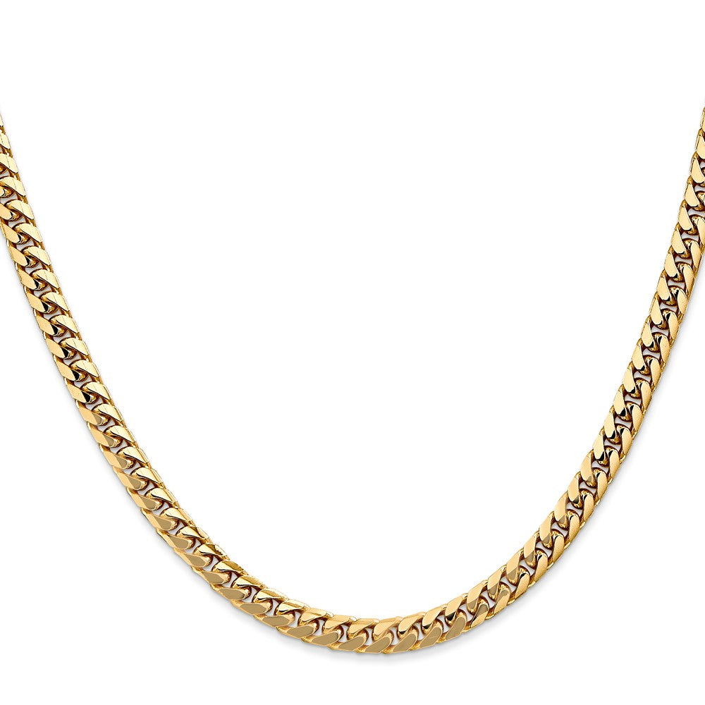 Solid Miami Cuban Link with Lobster Clasp Chain - WBC