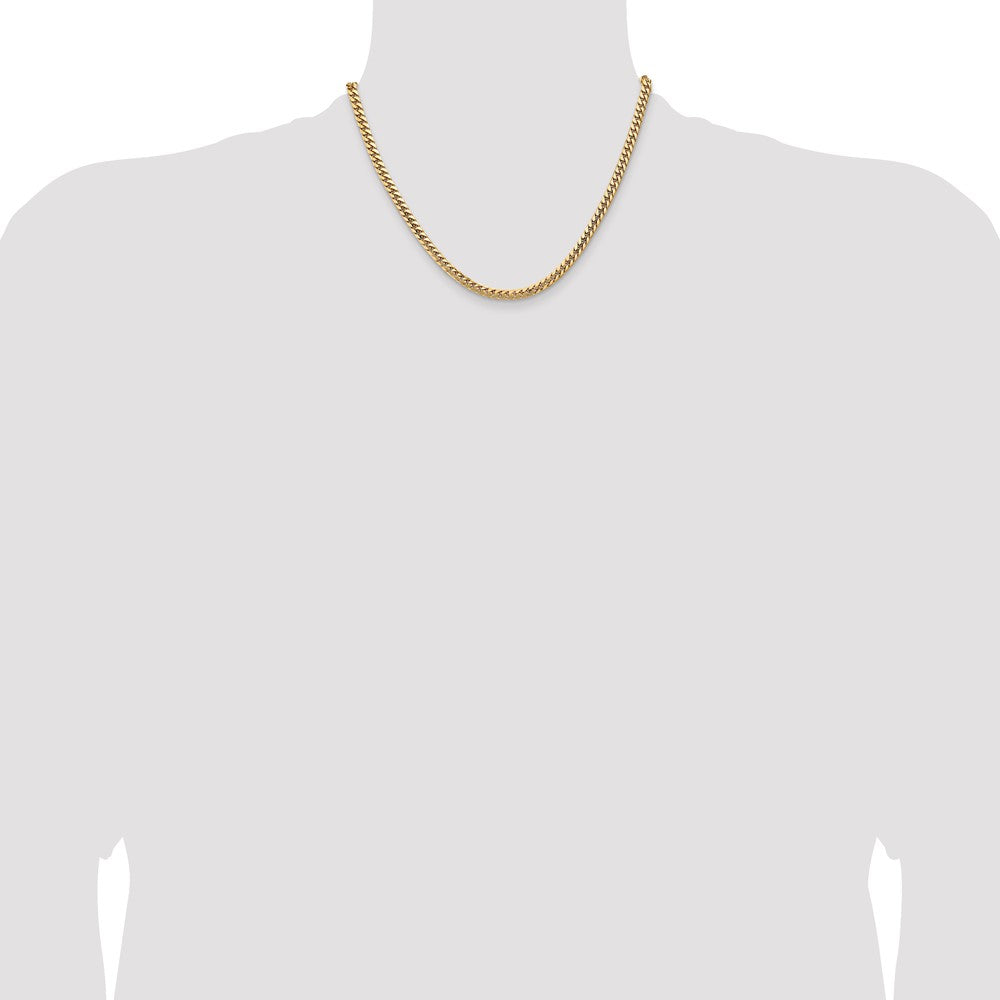 Solid Miami Cuban Link with Lobster Clasp Chain - WBC