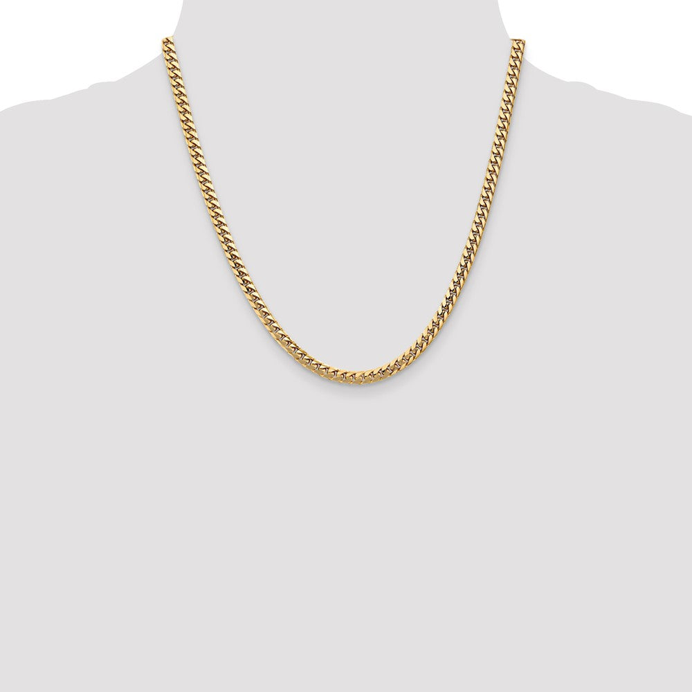 Solid Miami Cuban Link with Lobster Clasp Chain - WBC