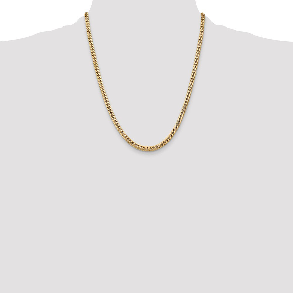 Solid Miami Cuban Link with Lobster Clasp Chain - WBC