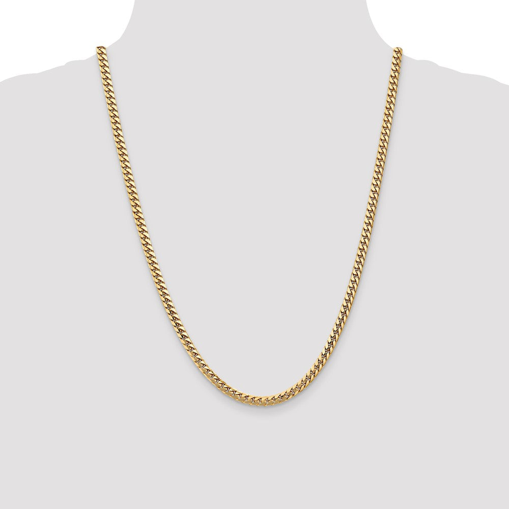 Solid Miami Cuban Link with Lobster Clasp Chain - WBC