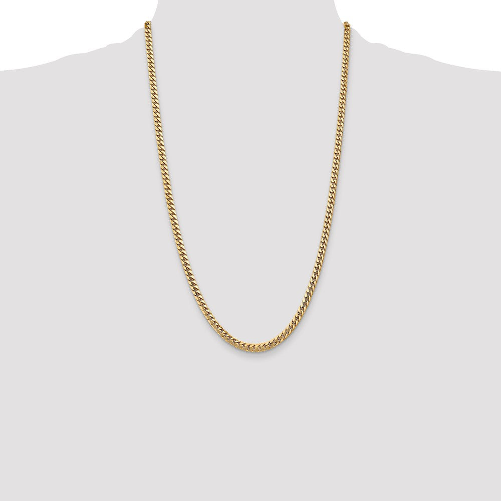 Solid Miami Cuban Link with Lobster Clasp Chain - WBC