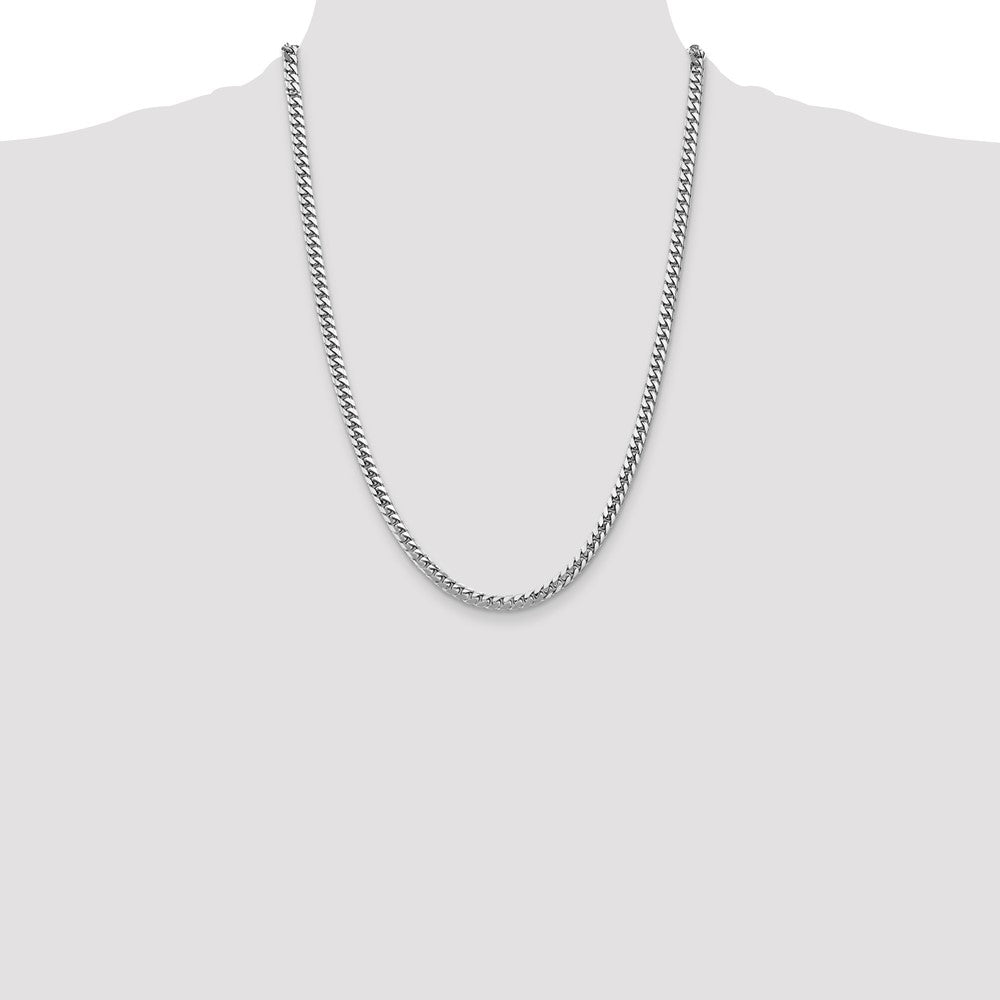 Solid Miami Cuban Link with Lobster Clasp Chain - WBC