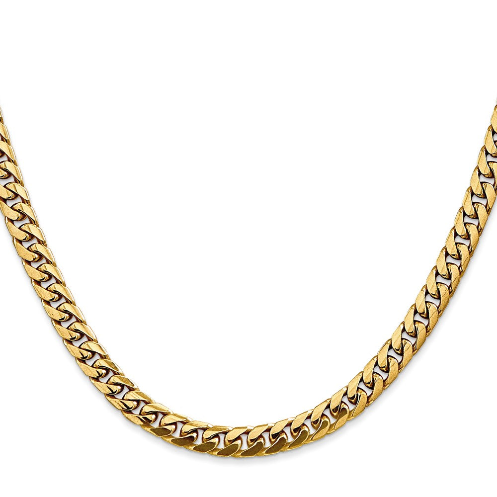 Solid Miami Cuban Link with Lobster Clasp Chain - WBC