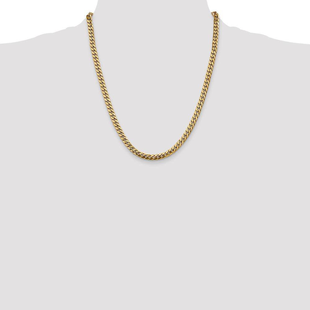 Solid Miami Cuban Link with Lobster Clasp Chain - WBC