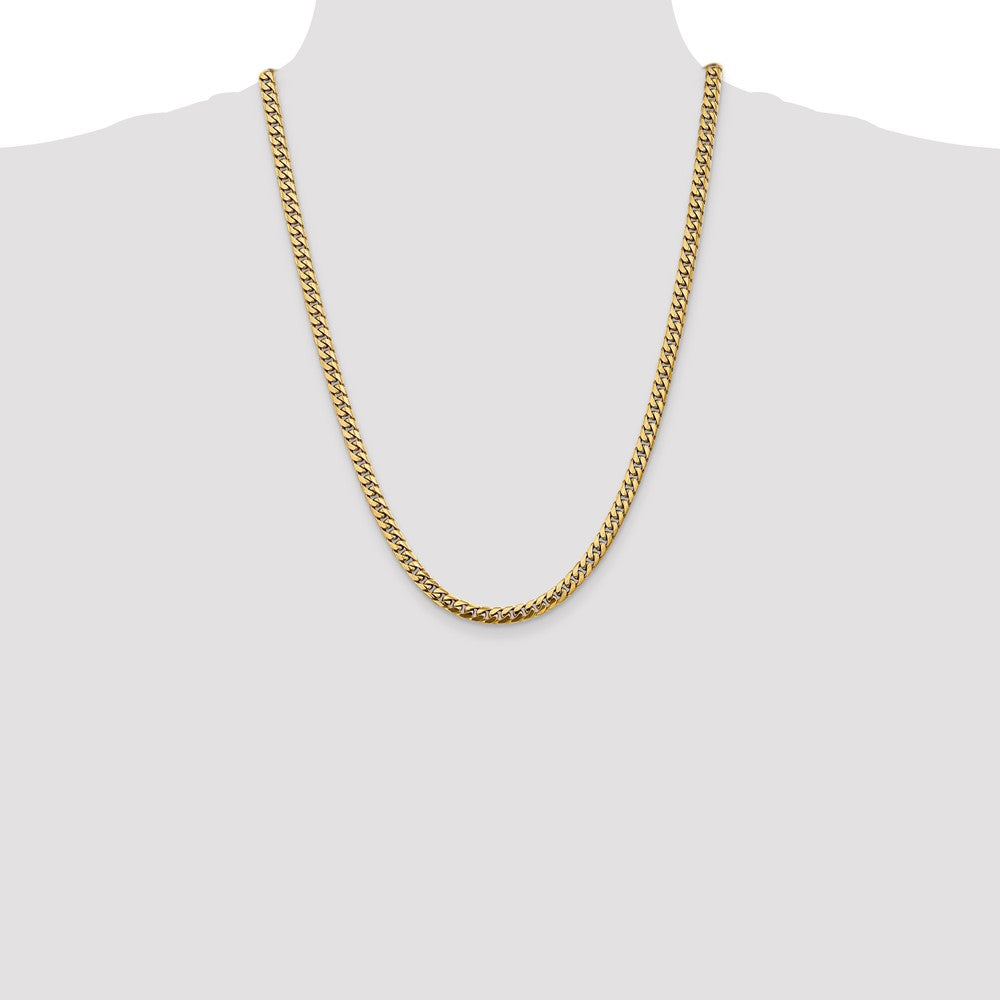 Solid Miami Cuban Link with Lobster Clasp Chain - WBC