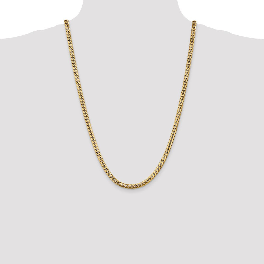 Solid Miami Cuban Link with Lobster Clasp Chain - WBC