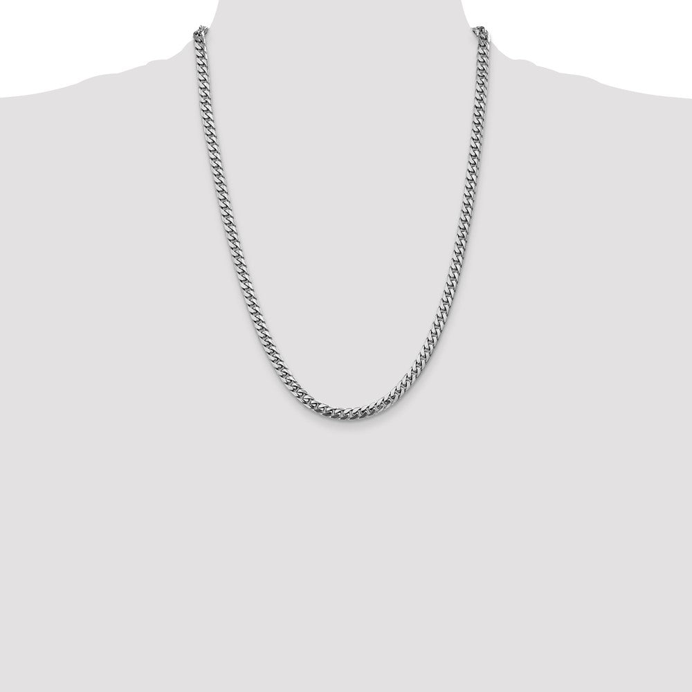 Solid Miami Cuban Link with Lobster Clasp Chain - WBC