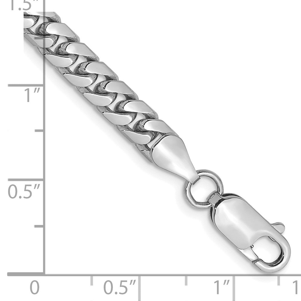 Solid Miami Cuban Link with Lobster Clasp Bracelet - WBC