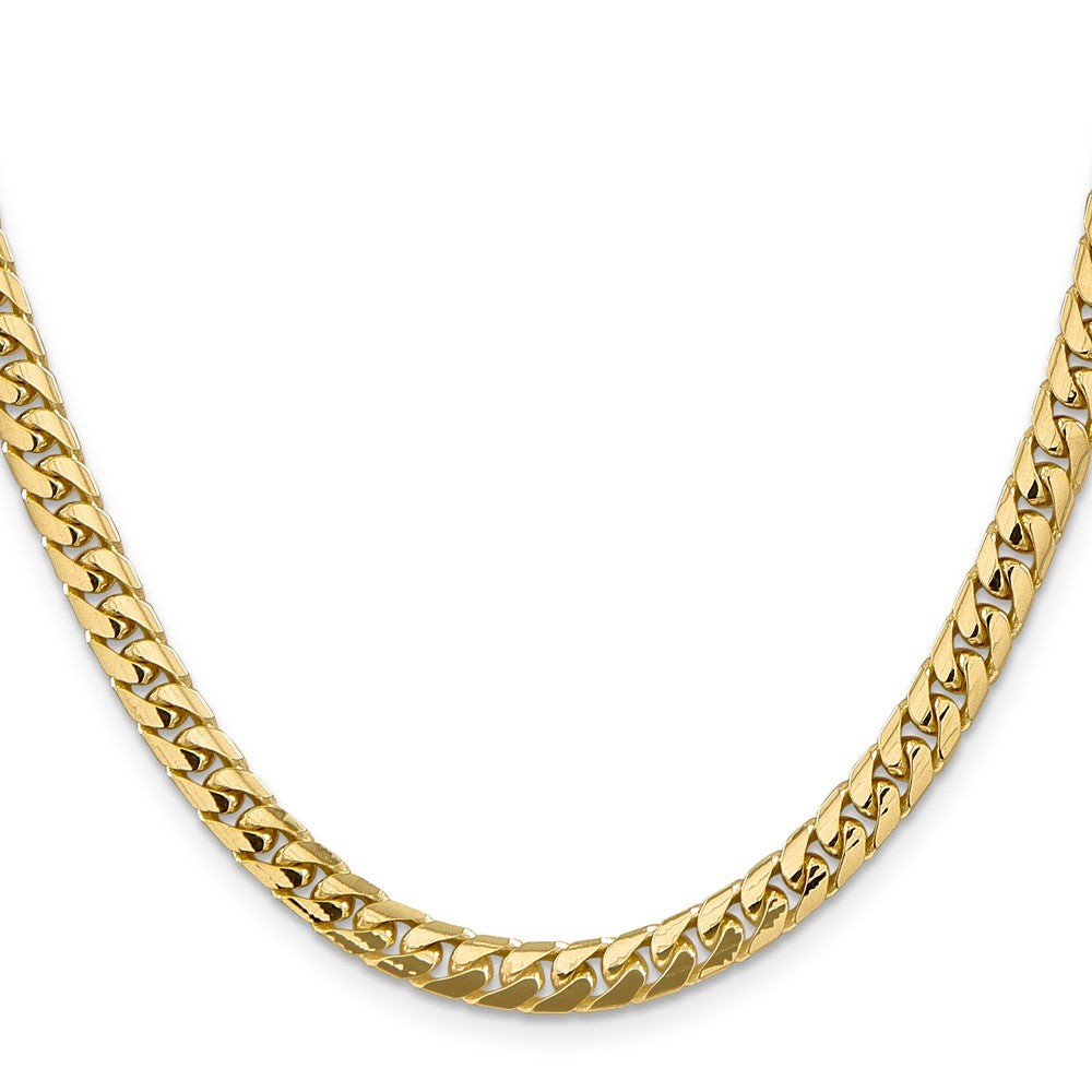 Solid Miami Cuban Link with Lobster Clasp Chain - WBC