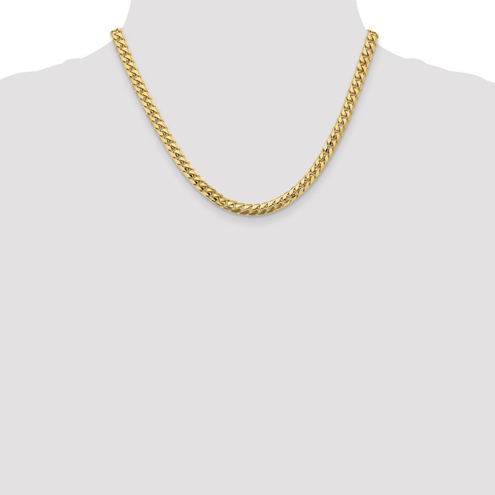Solid Miami Cuban Link with Lobster Clasp Chain - WBC