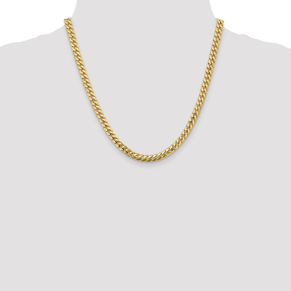 Solid Miami Cuban Link with Lobster Clasp Chain - WBC