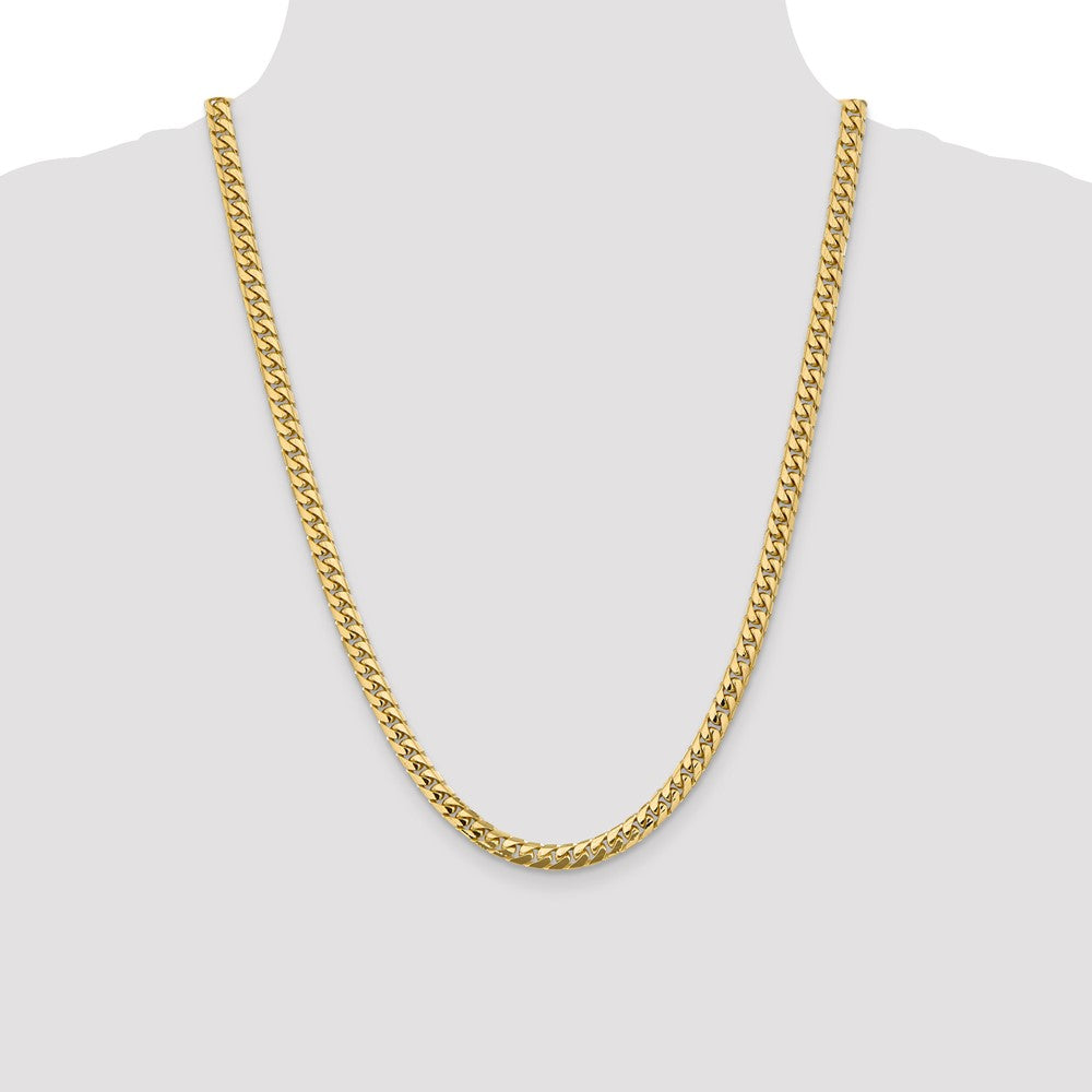 Solid Miami Cuban Link with Lobster Clasp Chain - WBC