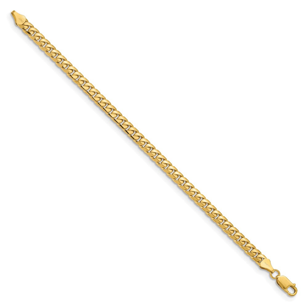 Solid Miami Cuban Link with Lobster Clasp Bracelet - WBC