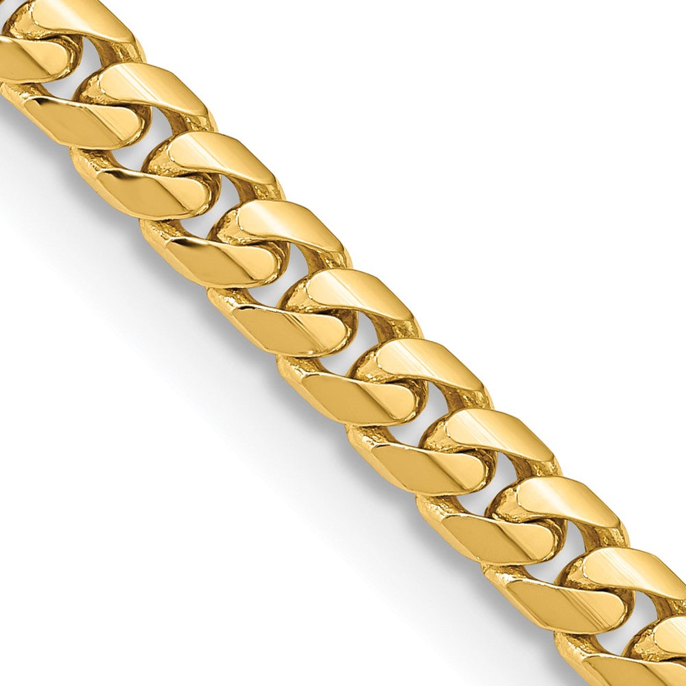 Solid Miami Cuban Link with Lobster Clasp Chain - WBC