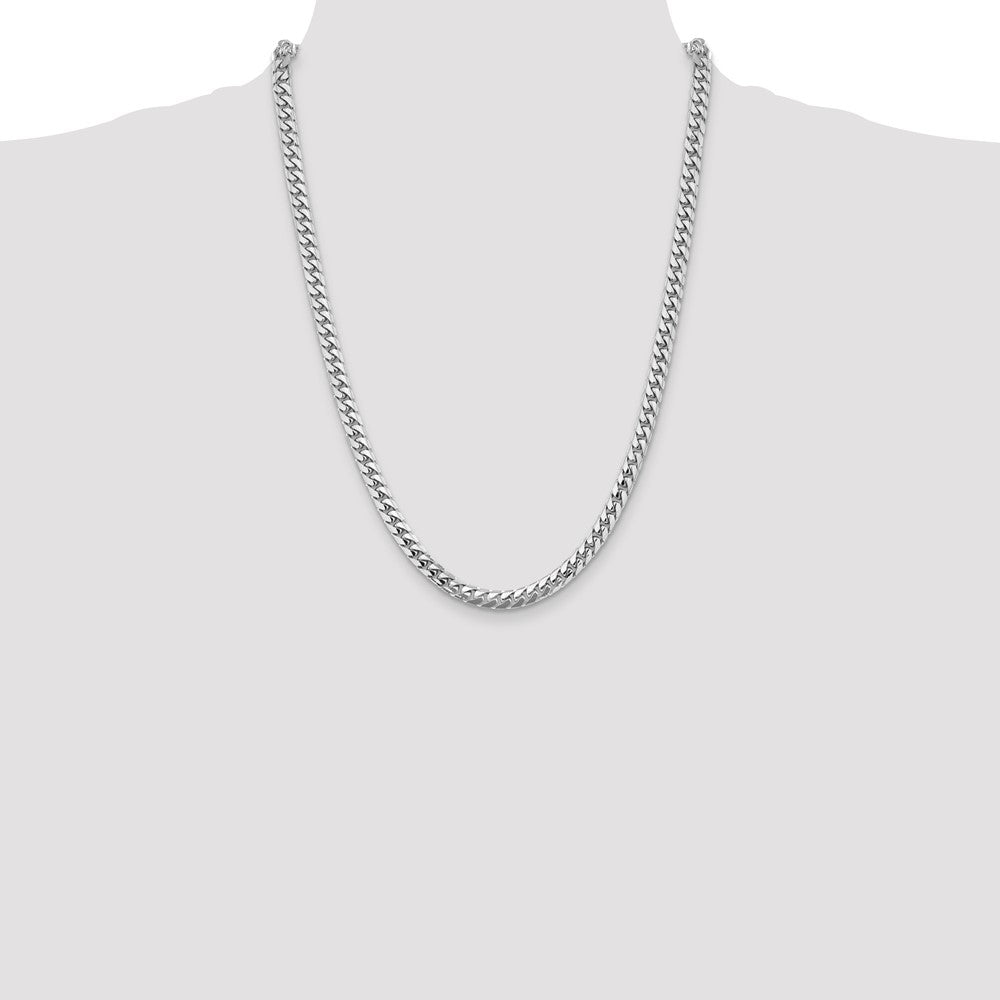 Solid Miami Cuban Link with Lobster Clasp Chain - WBC