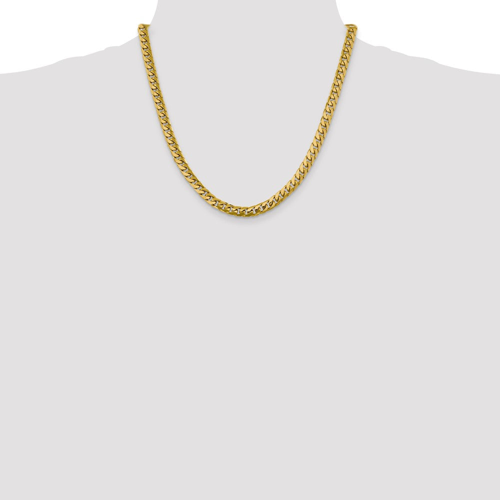 Solid Miami Cuban Link with Lobster Clasp Chain - WBC