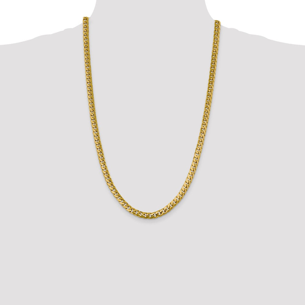 Solid Miami Cuban Link with Lobster Clasp Chain - WBC