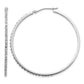 Diamond Fascination Diamond Dust/Accent Round Hoop Earrings - WBC