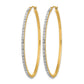 Diamond Fascination Diamond Dust/Accent Round Hoop Earrings - WBC