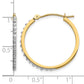 Diamond Fascination Diamond Dust/Accent Round Hoop Earrings - WBC