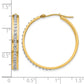 Diamond Fascination Diamond Dust/Accent Round Hoop Earrings - WBC