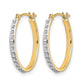 Diamond Fascination Diamond Dust/Accent Round Hoop Earrings - WBC