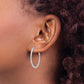 Diamond Fascination Diamond Dust/Accent Round Hoop Earrings - WBC