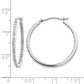 Diamond Fascination Diamond Dust/Accent Round Hoop Earrings - WBC