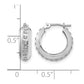 Diamond Fascination Dia. Dust/Accent Round Hoop Earrings - WBC