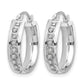 Diamond Fascination Diamond Dust/Accent Round Hoop Earrings - WBC