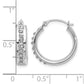 Diamond Fascination Diamond Dust/Accent Round Hoop Earrings - WBC