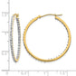 Diamond Fascination Diamond Dust/Accent Round In/Out Hoop Earrings - WBC