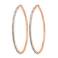 Diamond Fascination Diamond Dust/Accent Round Hoop Earrings - WBC