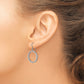WG Diamond Fascination Dia. Dust/Accent Dangle Circle Earrings - WBC