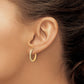 Diamond Fascination Diamond Dust/Accent Round Hoop Earrings - WBC