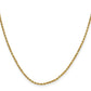 Semi Solid Diamond-cut Rope with Lobster Clasp Chain - WBC