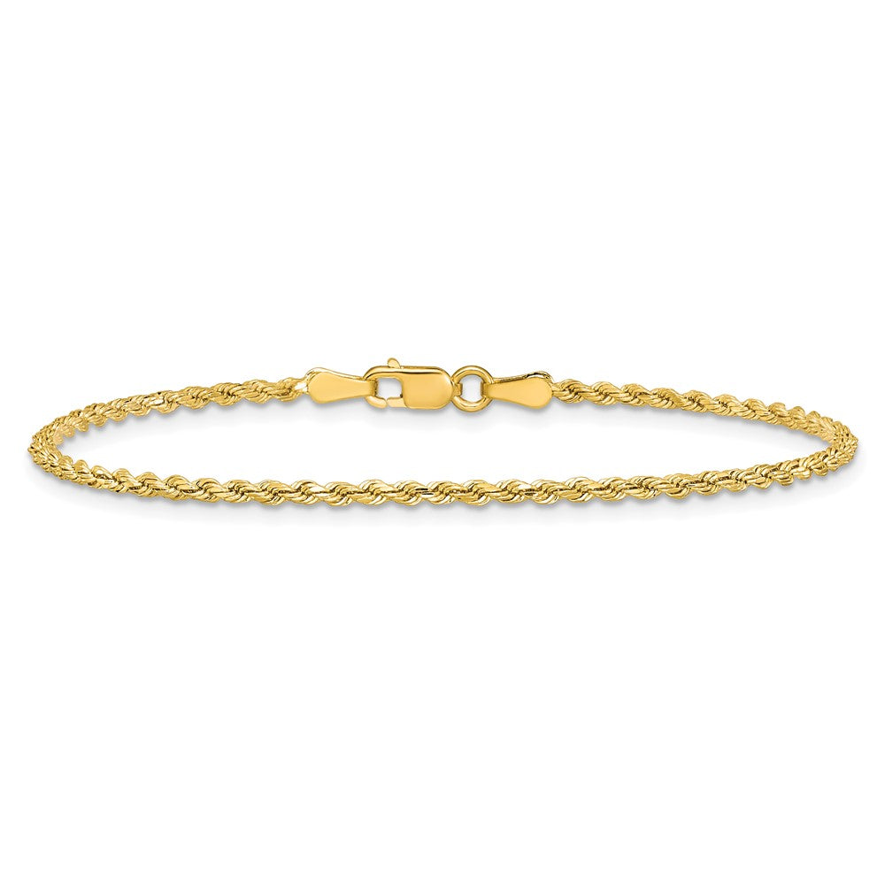 Semi Solid Diamond-cut Rope with Lobster Clasp Chain - WBC