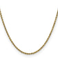 Semi Solid Diamond-cut Rope with Lobster Clasp Chain - WBC
