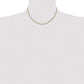 Semi Solid Diamond-cut Rope with Lobster Clasp Chain - WBC