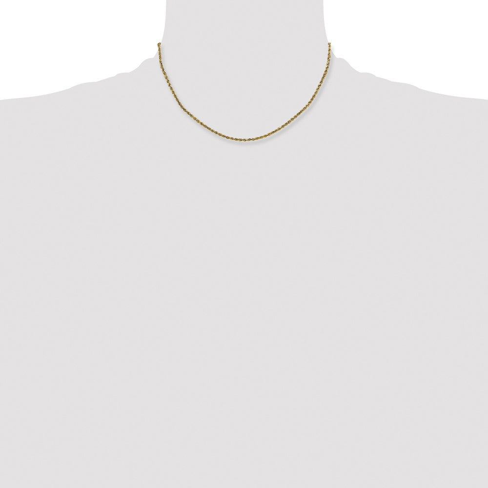 Semi Solid Diamond-cut Rope with Lobster Clasp Chain - WBC