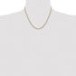 Semi Solid Diamond-cut Rope with Lobster Clasp Chain - WBC
