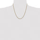 Semi Solid Diamond-cut Rope with Lobster Clasp Chain - WBC