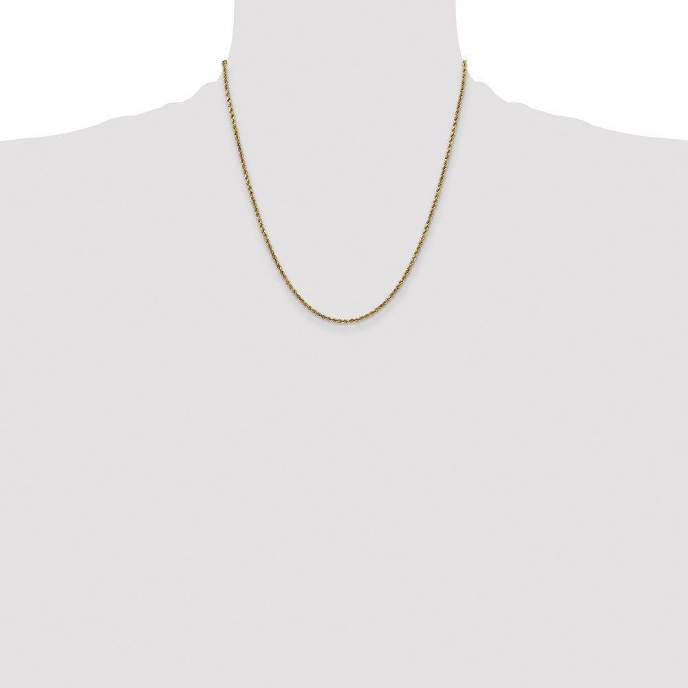 Semi Solid Diamond-cut Rope with Lobster Clasp Chain - WBC