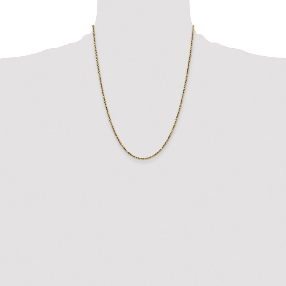 Semi Solid Diamond-cut Rope with Lobster Clasp Chain - WBC