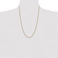 Semi Solid Diamond-cut Rope with Lobster Clasp Chain - WBC