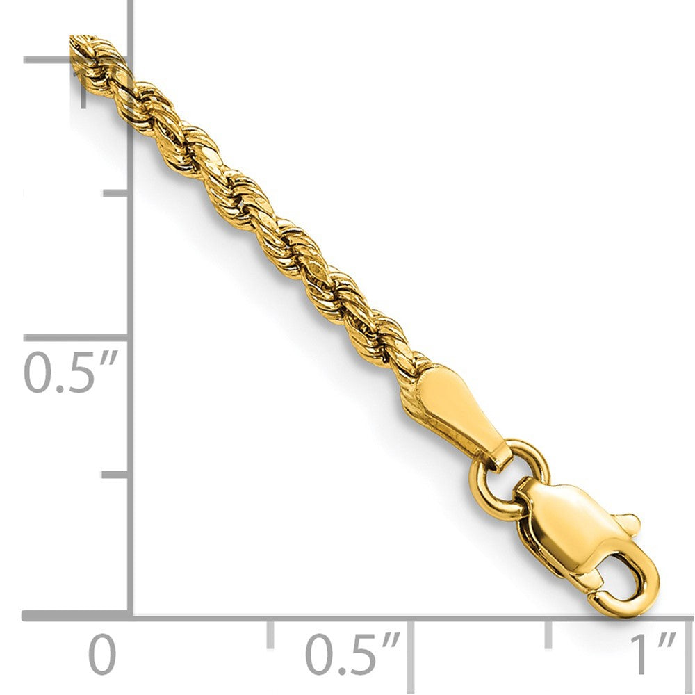 Semi Solid Diamond-cut Rope with Lobster Clasp Chain - WBC